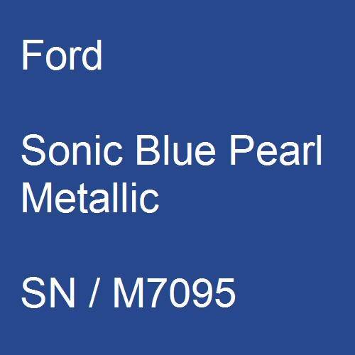 Ford, Sonic Blue Pearl Metallic, SN / M7095.